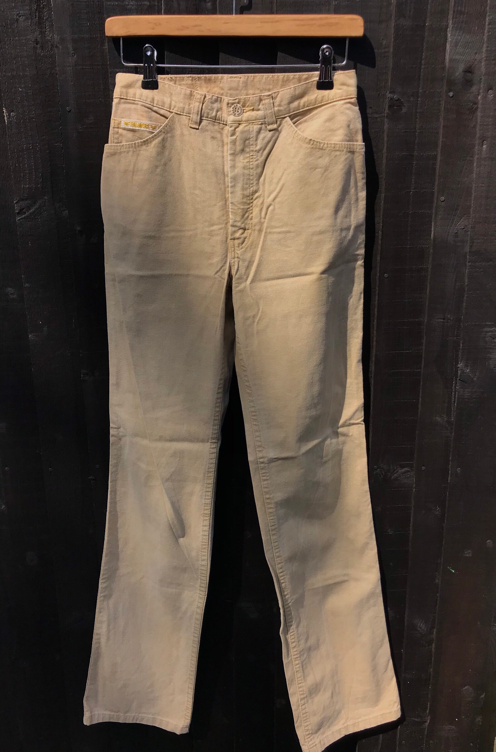 Vintage 1980s Falmer Jeans Trousers Beige Neutral Stone Canvas | Etsy