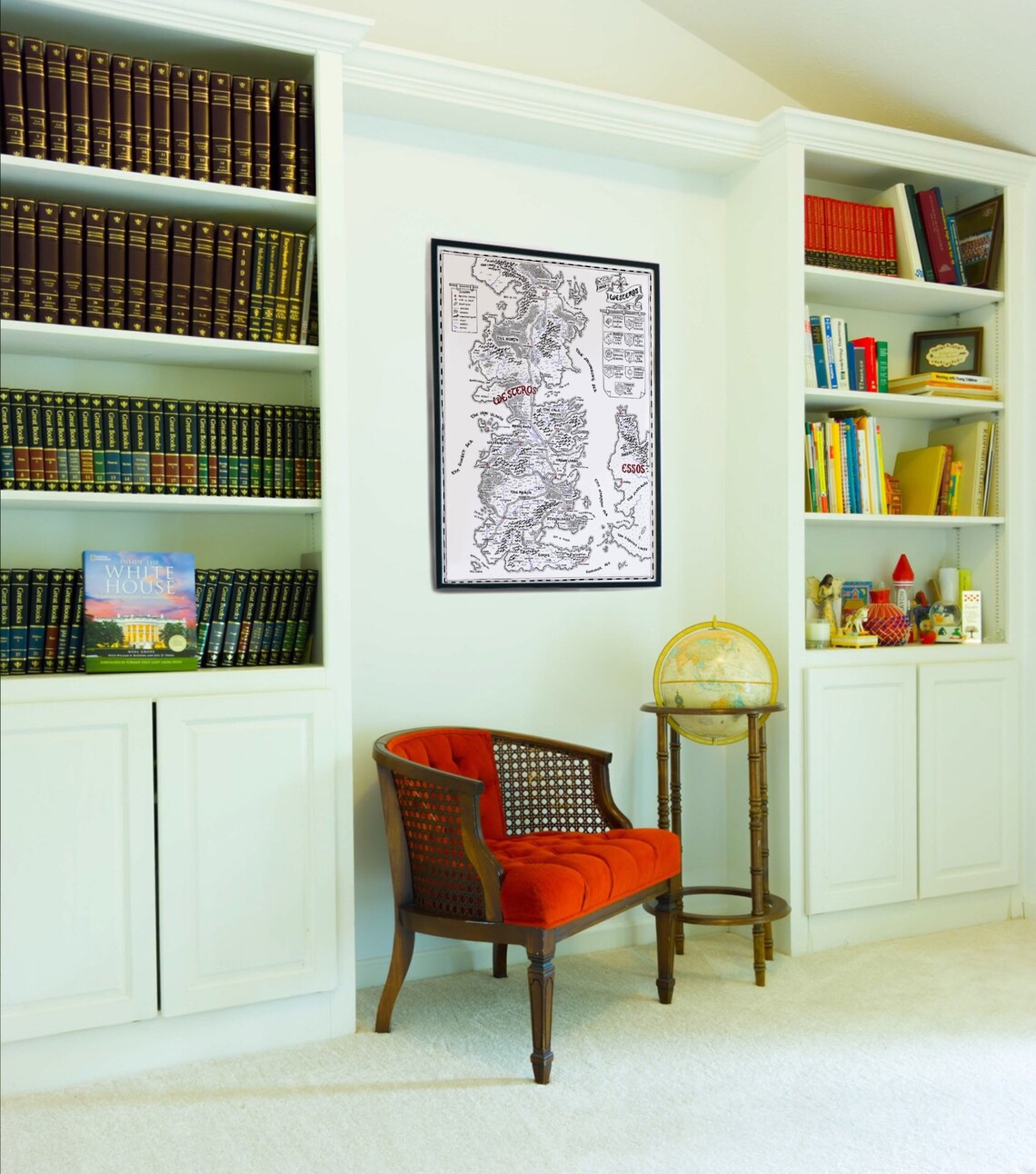 Game of Thrones Map Westeros Fan Art Giclée Watercolour and - Etsy Canada