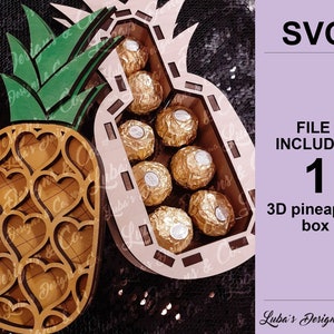 3D Ananas-Box