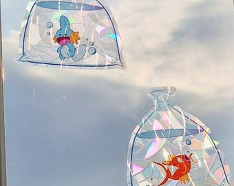 Pocket Monsters inspired Suncatcher