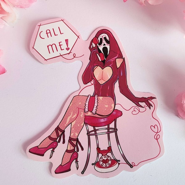 Killer Cuties Ghostface Sticker