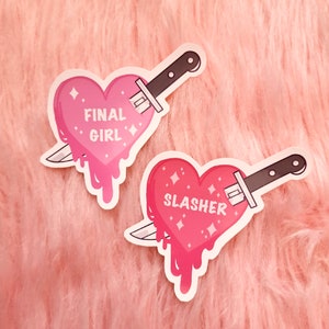 Pegatinas Final Girl + Slasher