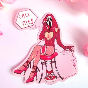 Pegatina de Ghostface de Killer Cuties