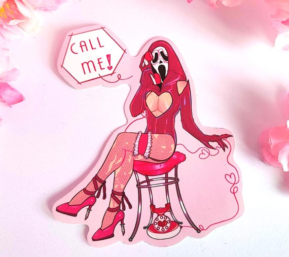 Killer Cuties Ghostface Sticker