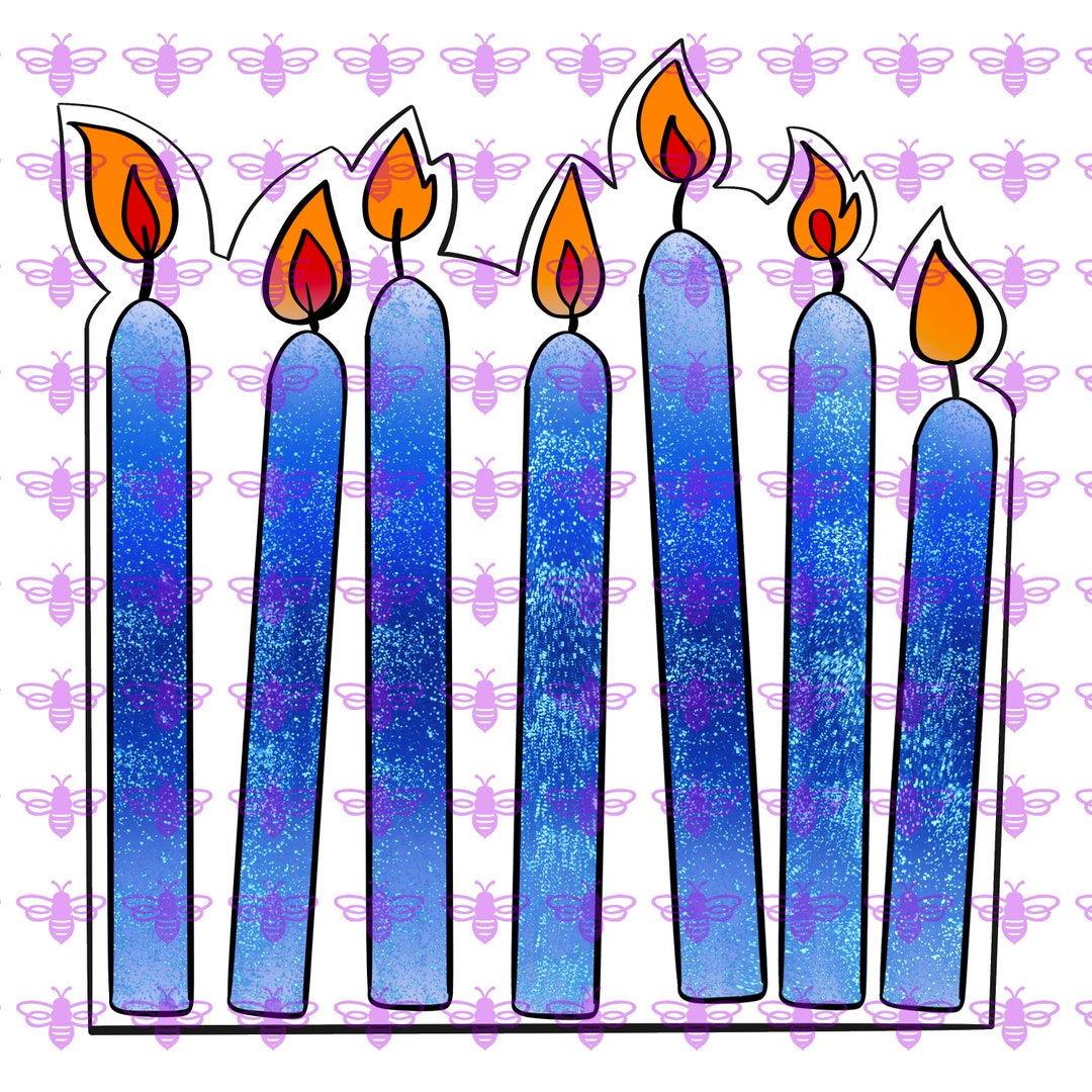 Birthday Candles Cookie Fondant Cutter Etsy