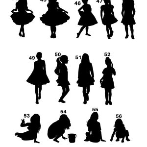 Custom Silhouette Print Children & Pets image 4