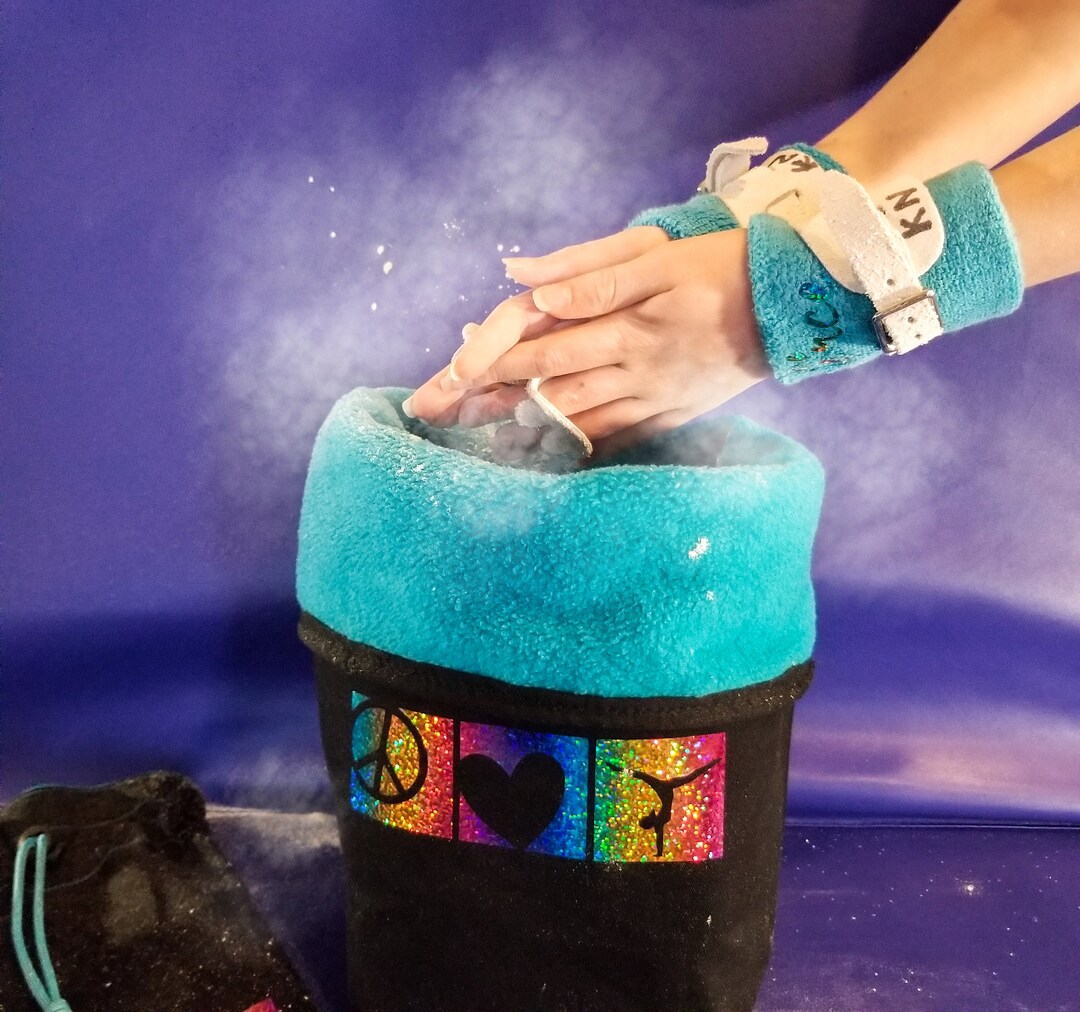 Gymnastics Chalk Bag Custom Chalk Bag, Personalized Chalk Bag, Portable Chalk Station