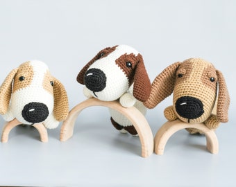 Beagle Puppies Crochet Gift-Stuffed Toy Doll (Custom)