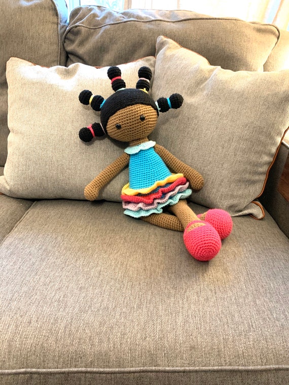 african american soft doll