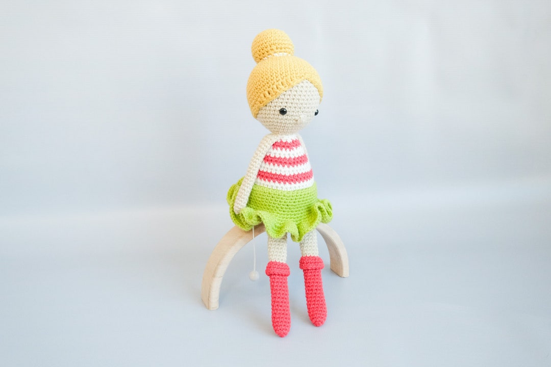 Music Box Little Girl Crochet Handmade Amigurumi Giftdoll Etsy