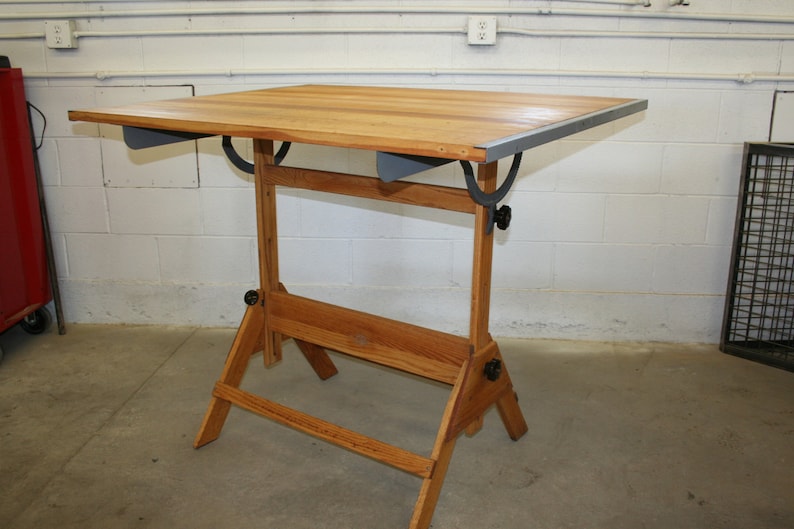 Vintage Anco Bilt Drafting Table Fully Restored Etsy