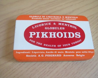 Pikhoids Keelpastilles Blikje