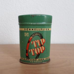 Puszka na łatkę do opon rowerowych Vintage Tip Top