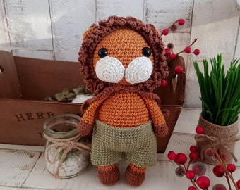 ALLEEN GEhaakt/Amigurumi LeeuwenPATROON, Olly de Leeuw