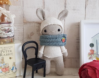 Crochet/Amigurumi Bunny PATTERN ONLY, Barry the Bunny