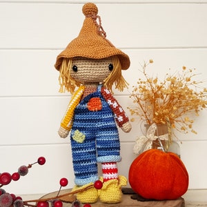 Crochet/Amigurumi Scarecrow Pattern Only, Jacques