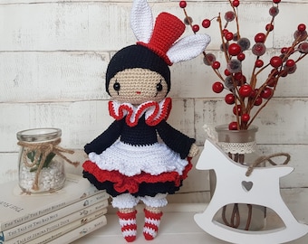 Crochet/Amigurumi Clown PATTERN ONLY/ Bonnie The Clown