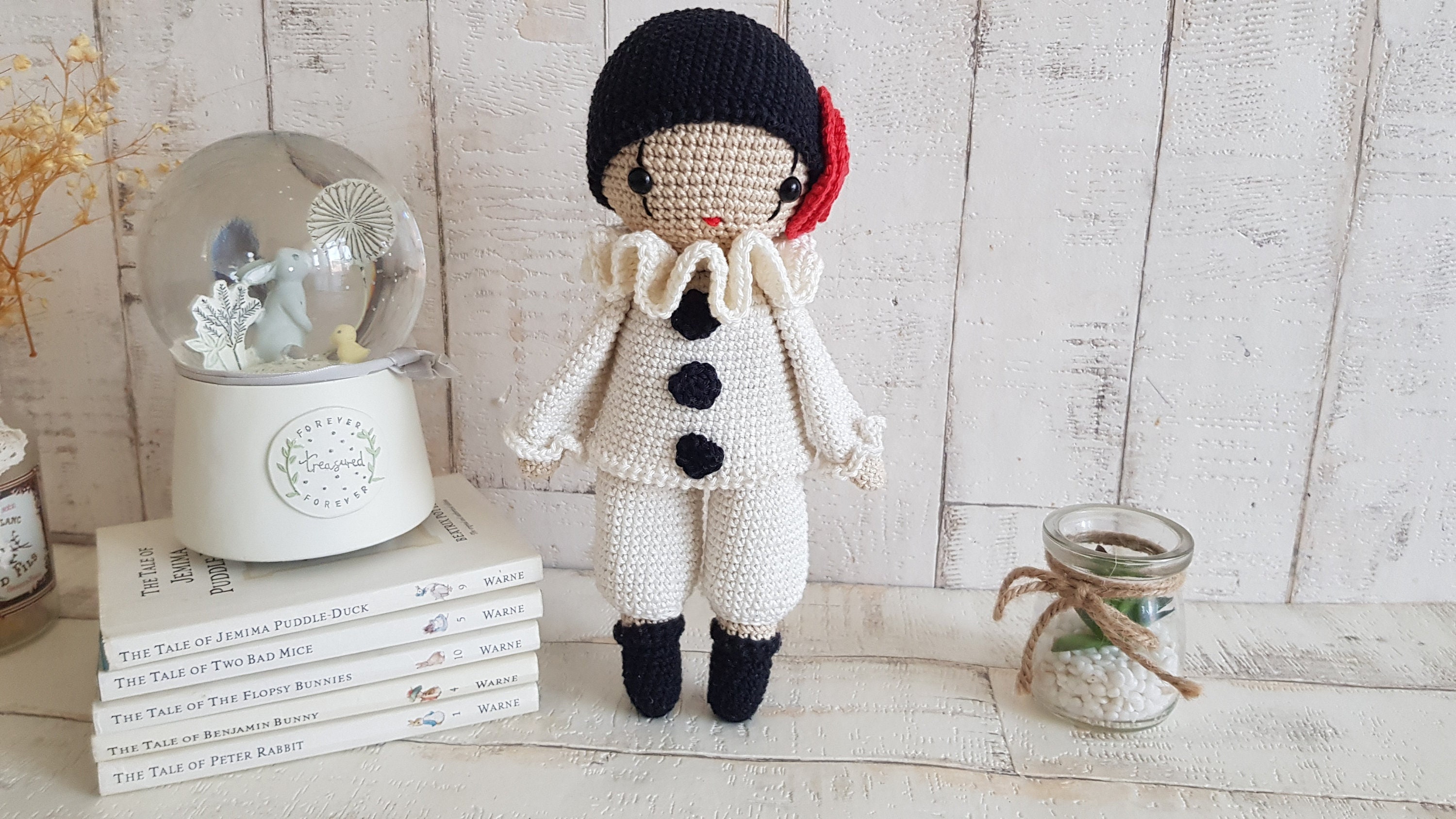 37 Clown Crochet Patterns to Add Color, Character, and Circus Charm 5 Crochet/Amigurumi Clown Pattern Only