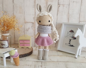Crochet/Amigurumi Bunny Doll Patter, Ariana