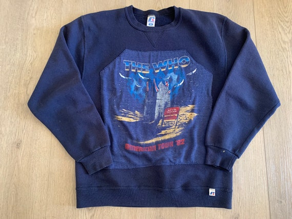 80's Who Sweatshirt / Distressed T-shirt / Medium… - image 1
