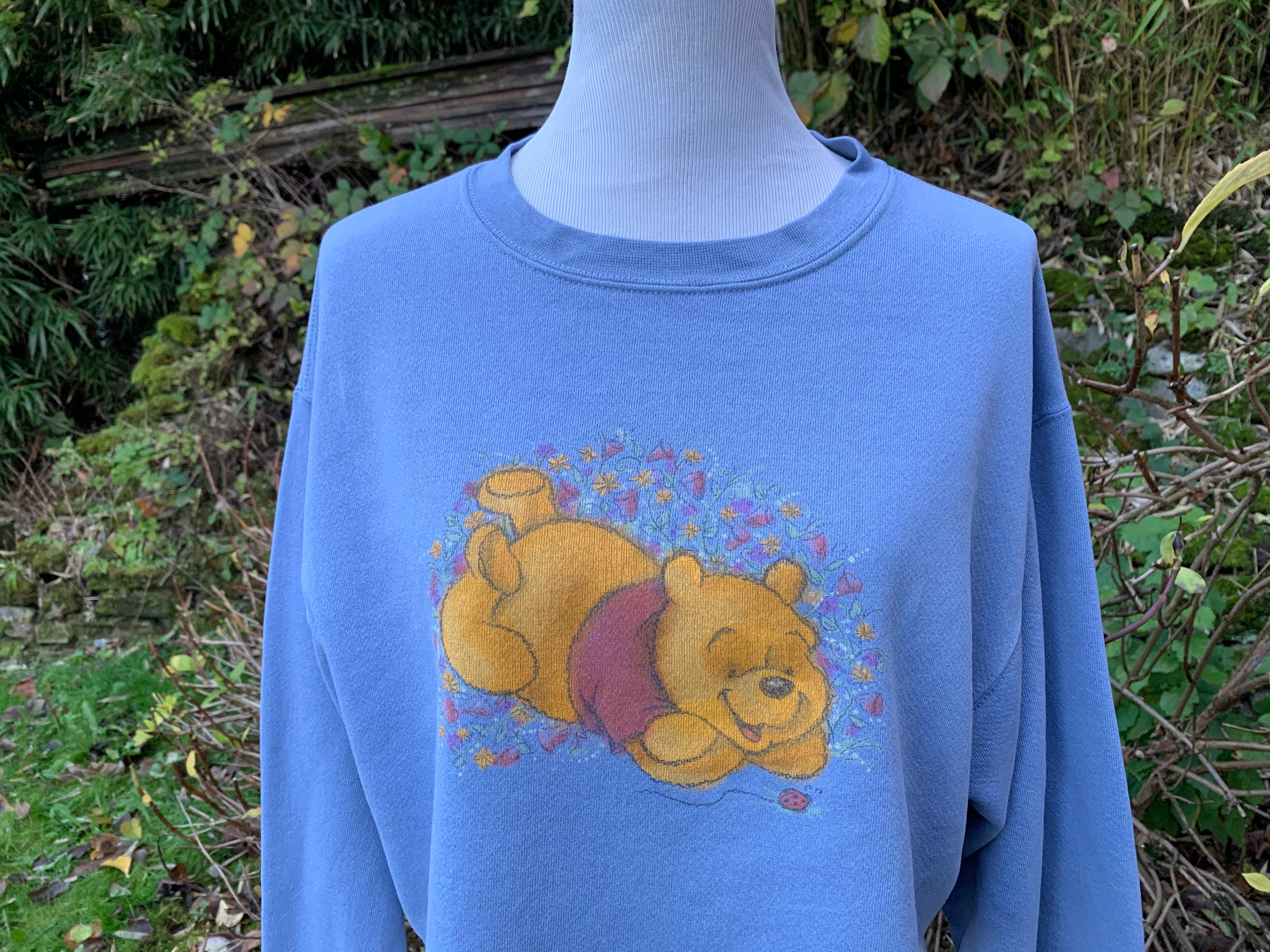 Winnie the Pooh / Cropped Sweatshirt / Top / Streetwear / | Etsy
