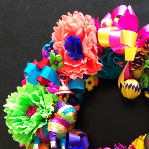 Fiesta wreath, Fiesta San Antonio 2020, Viva Fiesta wreath, Cinco De Mayo wreath, Fiesta theme party decor, Fiesta wedding wreath image 5