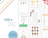 100+ Pages Morning Menu - Preschool Learning Morning Menu Printable - Homeschool Printables - Toddler Learning - Kindergarten Prep