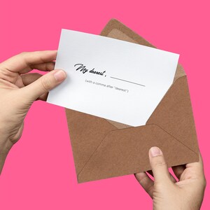 Lyrical Card: My Dearest,