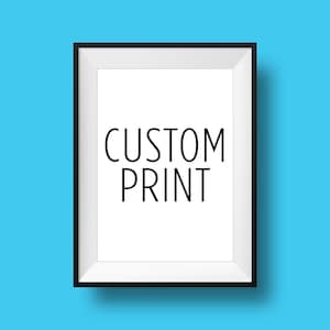 CUSTOM! | Broadway, Musical Theatre, Typography Printable, Digital Download, Wall Art Print, 8x10