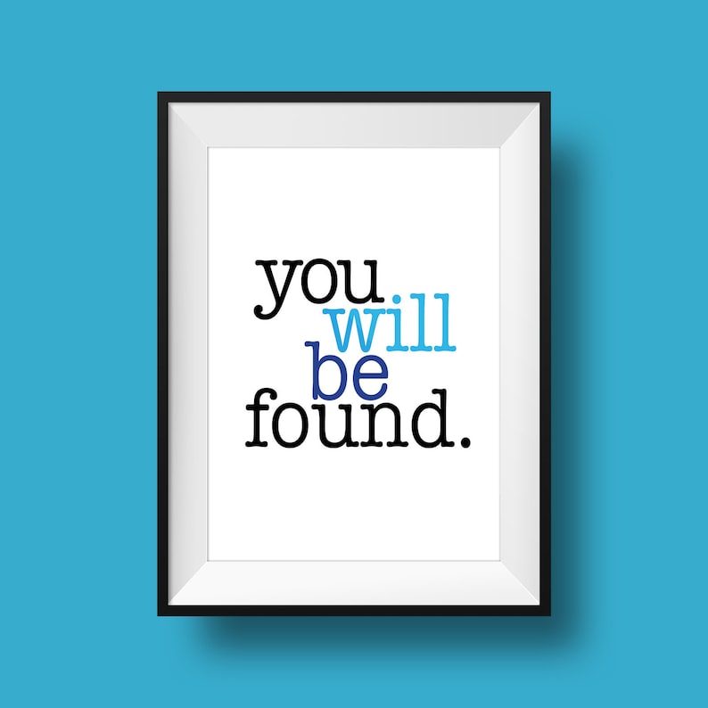 Estimado Evan Hansen You Will Be Found / Broadway Teatro Estimado Evan Hansen You Will Be Found / Broadway Teatro