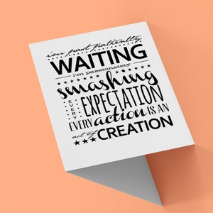 Hamilton - Every Action Is An Act Of Creation