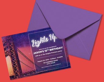 CUSTOM Party Invitation - In The Heights | Broadway, Musical Theatre, Invitation, Digital Download