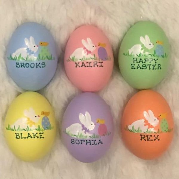 Personalized Ceramic Easter Egg -  6 Colors (2026 edition)