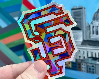SF Giants Holographic Sticker