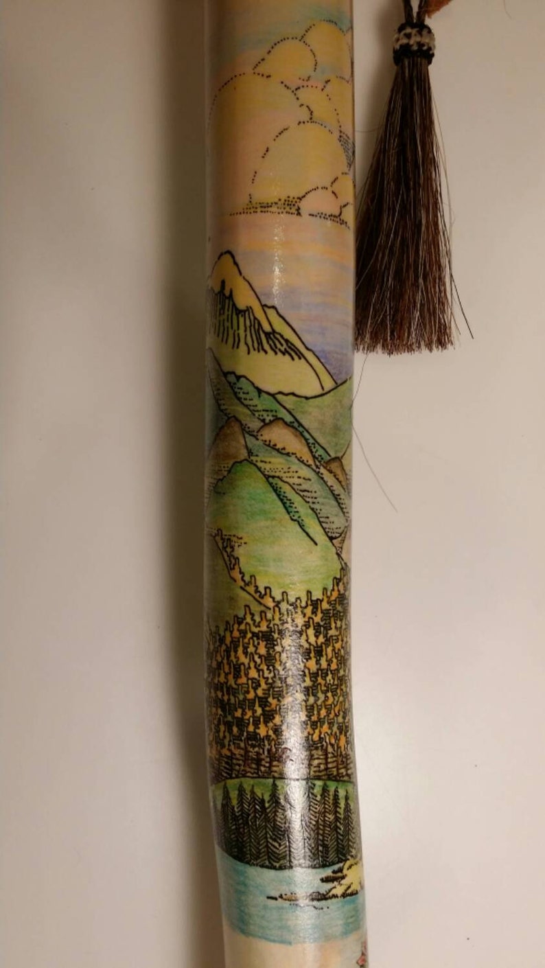 Cascade Lake Walking Stick Etsy
