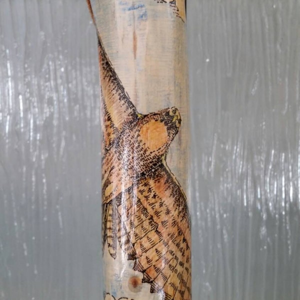 Red Tailed Hawk Walking Stick