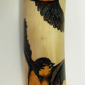 Swallows and Friends Walking Stick