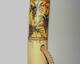 Pine Cone Border Walking Stick