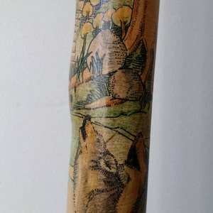 Wolf Walking Stick