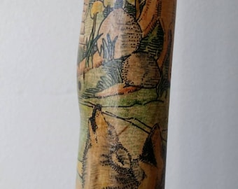 Wolf Walking Stick