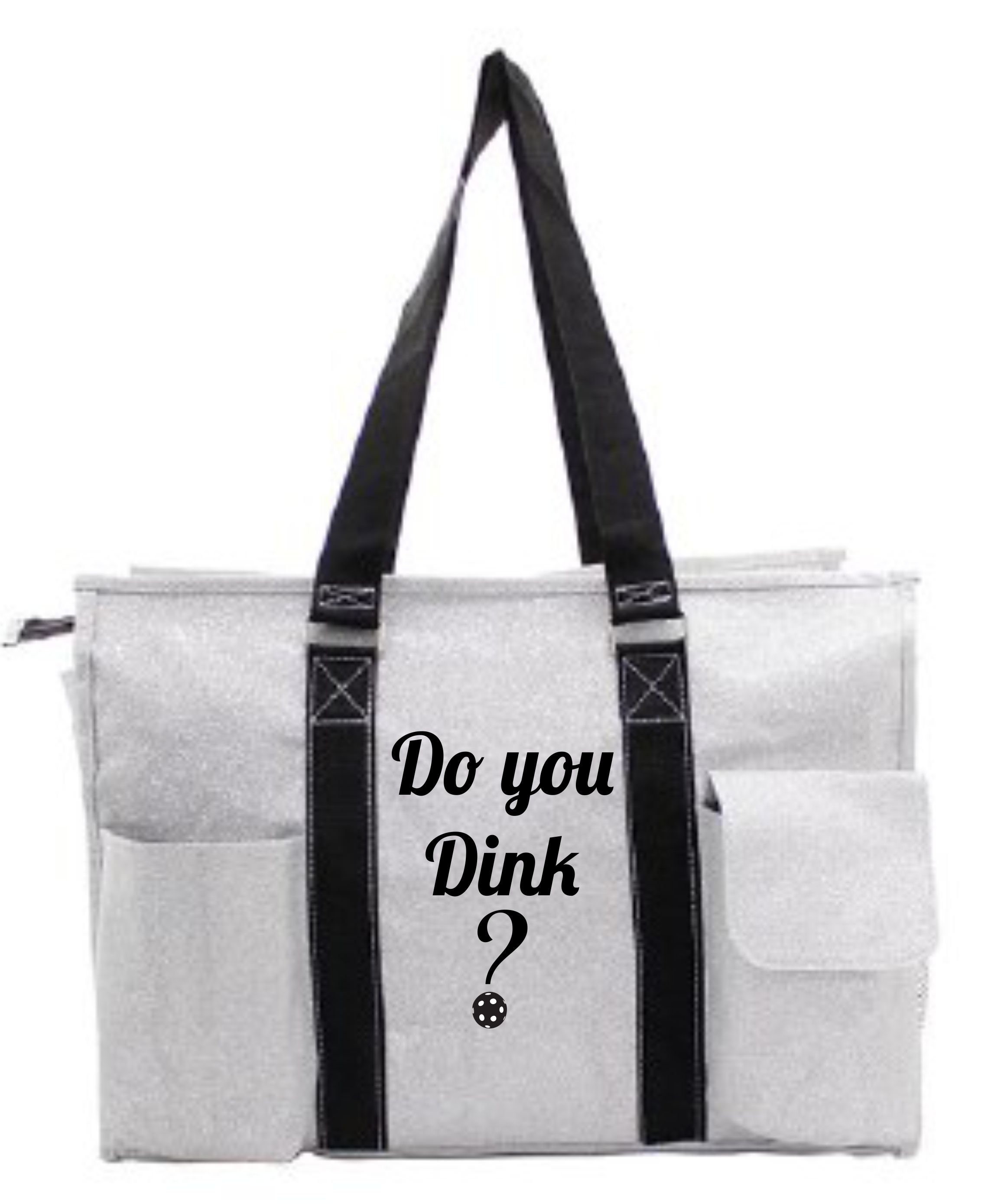 Hot Pink Glitter Tote Pickleball bag Dance Mom Cheer Etsy