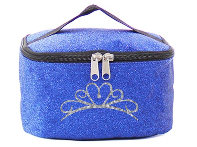 Glitter cheer Cosmetic Bag Hot Pink Glitter Bag Etsy