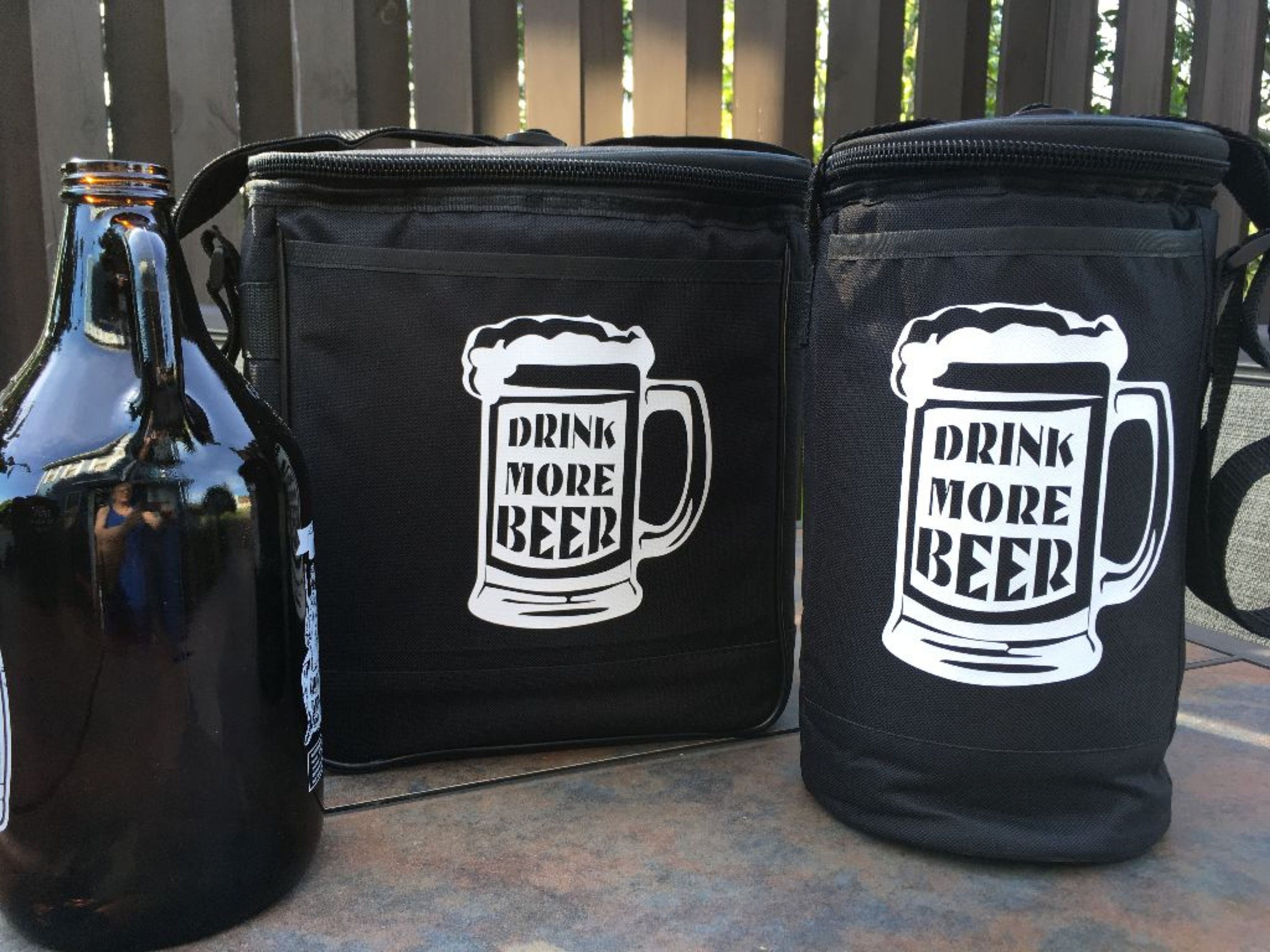 Double Growler Cooler Growler Bag Craft Beer Beer Etsy