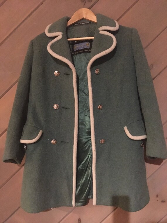 Lodenfrey Austrian Nordic Boiled Wool Coat Vintage