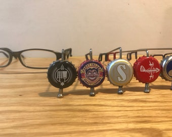 Beer View Mirror (New York/New Jersey): Bicycling mirror made with Bottle Cap, Spoke, & Acrylic Mirror