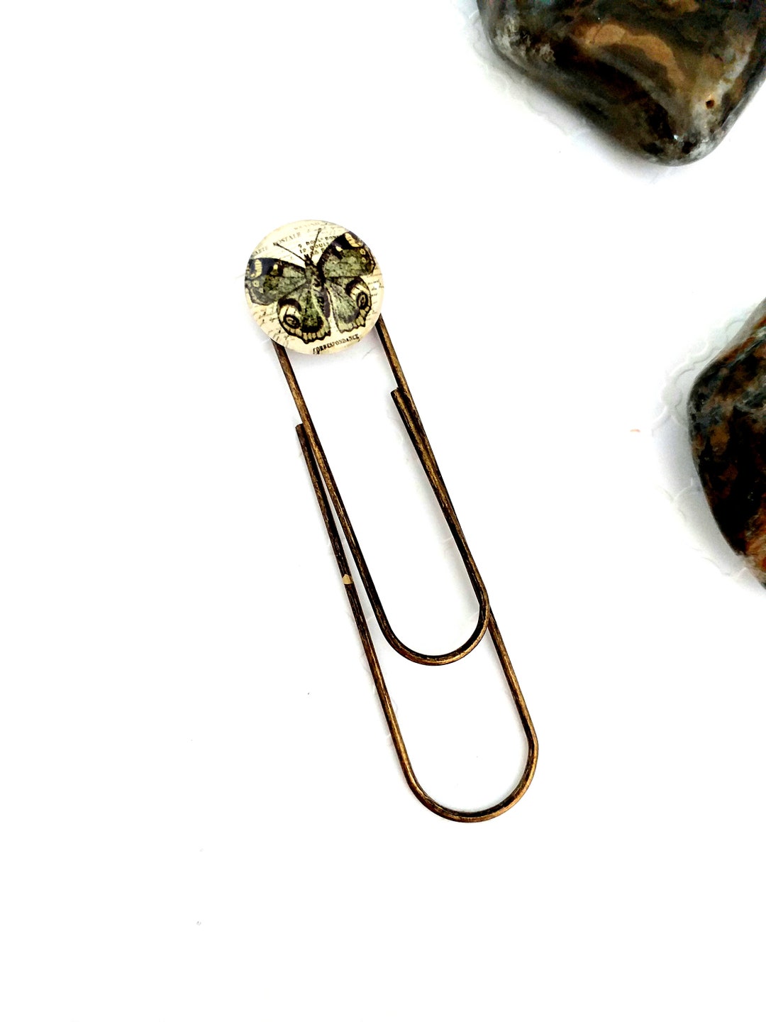 Butterfly / Moth Paper Clip, Large Butterflies Planner Stationary in