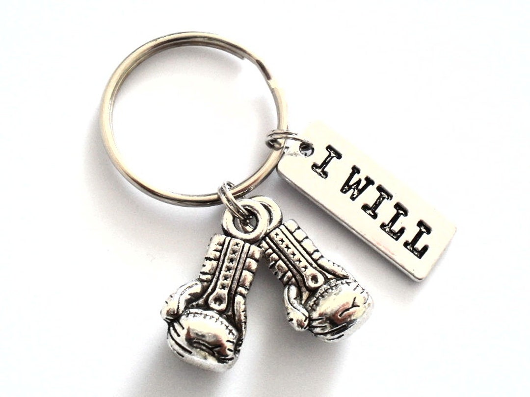 Boxing Keychain, Boxers Gloves Mitts Charms Key Chain, Car Jewelry ...