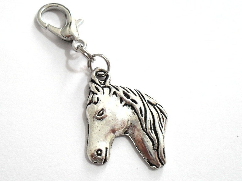 Horse Charm Zipper Pull Horse Zipper Charm Horse Keychain Etsy