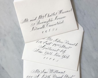 Custom Envelope Calligraphy - Traditional Script