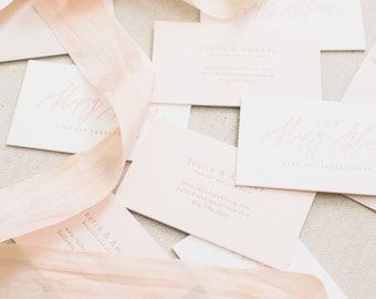 Duplex Letterpress Business Cards (100)